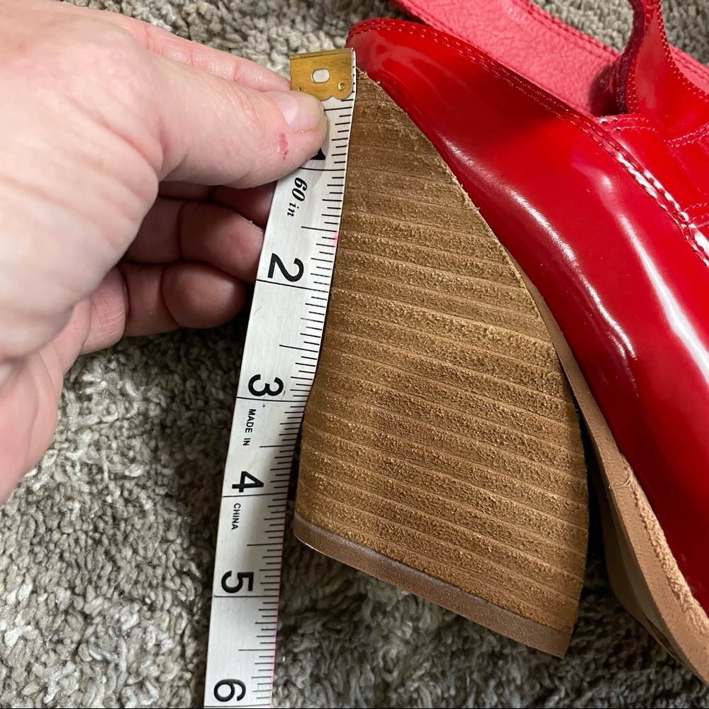 Jeffrey Campbell Red Patent Western Cutout Ankle Boots - Picture 12 of 12